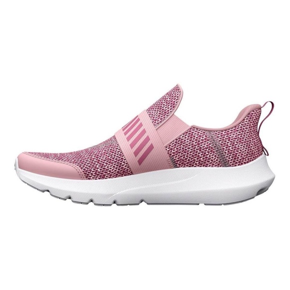 BRAND NEW youth girl under armour gps surge 3 slip-on pink shoes size 2Y & 7Y - Picture 4 of 8